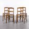 French Farmhouse Chairs, 1930s, Set of 4 1