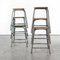 Vintage Industrial French Stacking High Stools from Mullca, Set of 6 7