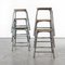 Vintage Industrial French Stacking High Stools from Mullca, Set of 6, Image 7