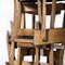 Bentwood Bistro Dining Chairs from Baumann, 1950s, Set of 24 2