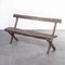 19th-Century Scottish Pine Chapel Bench 1