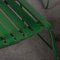 French Green Garden Set with Table and 4 Chairs, 1940s, Image 8