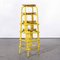 Industrial French Yellow High Stools, 1970s, Set of 4 7
