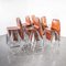 Dining Chair in Laminated Hardwood with Chrome Legs from Pagholz, 1960s, Image 13
