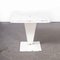 French White Square Kub Outdoor Table from Tolix, 1960s 9
