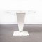 French White Square Kub Outdoor Table from Tolix, 1960s 11