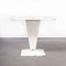 French White Square Kub Outdoor Table from Tolix, 1960s, Image 11