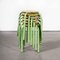 French Stacking Stools, 1960s, Set of 6 5