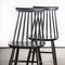 French Ebonised Dining Chairs, 1950s, Set of 4 5