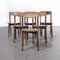 French Oak Dining Chairs by Pierre Gautier-Delaye, 1950s, Set of 6 3
