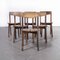 French Oak Dining Chairs by Pierre Gautier-Delaye, 1950s, Set of 6, Image 3