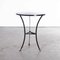 French Small Round Metal Gueridon Table, 1960s, Image 3