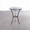 French Small Round Metal Gueridon Table, 1960s, Image 1