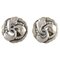 Mid 20th Century Ear Clips in Sterling Silver from Georg Jensen, 1993, Set of 2 1