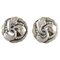 Mid 20th Century Ear Clips in Sterling Silver from Georg Jensen, 1993, Set of 2, Image 1
