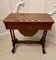 Antique Victorian Burr Walnut Inlaid Games Table, Image 15