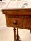 Antiker viktorianischer Spieltisch aus Wurzel- & Nussholz mit Intarsien 10