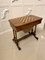 Table de Jeux Victorienne Antique en Noyer 3