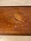 Tavolino edoardiano antico in legno intarsiato, Immagine 6