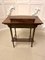 Antique Edwardian Rosewood Inlaid Bow Fronted Writing Table, Image 7