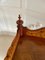 Antiker viktorianischer Lampentisch aus Wurzel- & Nussholz mit Intarsien 14