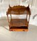 Antique Victorian Burr Walnut Inlaid Lamp Table 3