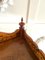 Lampada da tavolo antica vittoriana in legno di noce intarsiato, Immagine 13