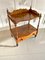 Antique Victorian Burr Walnut Inlaid Lamp Table 2