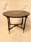 Antique Victorian Burr Walnut Inlaid Lamp Table 2