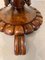 Antique Victorian Burr Walnut Amboyna Marquetry Lamp Table 17