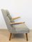 Vintage Grey Armchairs from Krasna Izba, 1960s, Set of 2 2