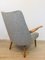 Vintage Grey Armchairs from Krasna Izba, 1960s, Set of 2, Image 8