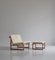 Model 211 2-Seat Sofa in Oak by Børge Mogensen for for Fredericia Chair Factory, 1956, Set of 2, Image 4