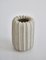 Ribbed Stoneware Vase with Off White Glaze by by Arne Bang, 1930s 4