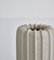 Ribbed Stoneware Vase with Off White Glaze by by Arne Bang, 1930s 7