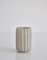 Ribbed Stoneware Vase with Off White Glaze by by Arne Bang, 1930s 3