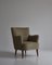 Danish Modern Easy Chair in Beech and Wool Upholstery by White & Mølgaard, 1950s, Image 3
