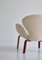 The Swan Lounge Chair in Teak & White Bouclé by Arne Jacobsen for Fritz Hansen, 1960 7