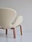 The Swan Lounge Chair in Teak & White Bouclé by Arne Jacobsen for Fritz Hansen, 1960 11