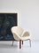 The Swan Lounge Chair in Teak & White Bouclé by Arne Jacobsen for Fritz Hansen, 1960 13