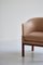 Lounge Chairs in Mahogany and Leather by Mogens Koch for Rud Rasmussen, 1950s, Set of 2 8