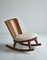 Rocking Chair Moderne en Pin par Göran Malmvall pour Svensk Fur, Suède, 1930s 3