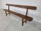 Large Oak Bench, 1960s 6