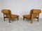 Vintage Leather Lounge Chairs, 1970s, Set of 2, Image 4