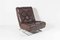 Fauteuil Tetrad Nucleus Mid-Century en Cuir Marron, 1970s 1