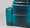 Vintage Brutalist Reclining Green Leather Lounge Chair, 1980s, Image 12