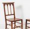 19th Century Gothic Arts and Craft Ecclesiastical Hall Chairs in Oak, Set of 2 4