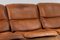 Brown Tan Cognac Leather & Suede DS12 3-Seat Sofa, 1970s 10