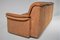 Brown Tan Cognac Leather & Suede DS12 3-Seat Sofa, 1970s 7