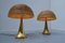 Modern Italian Brass and Bamboo Table Lamp, Set of 2 6